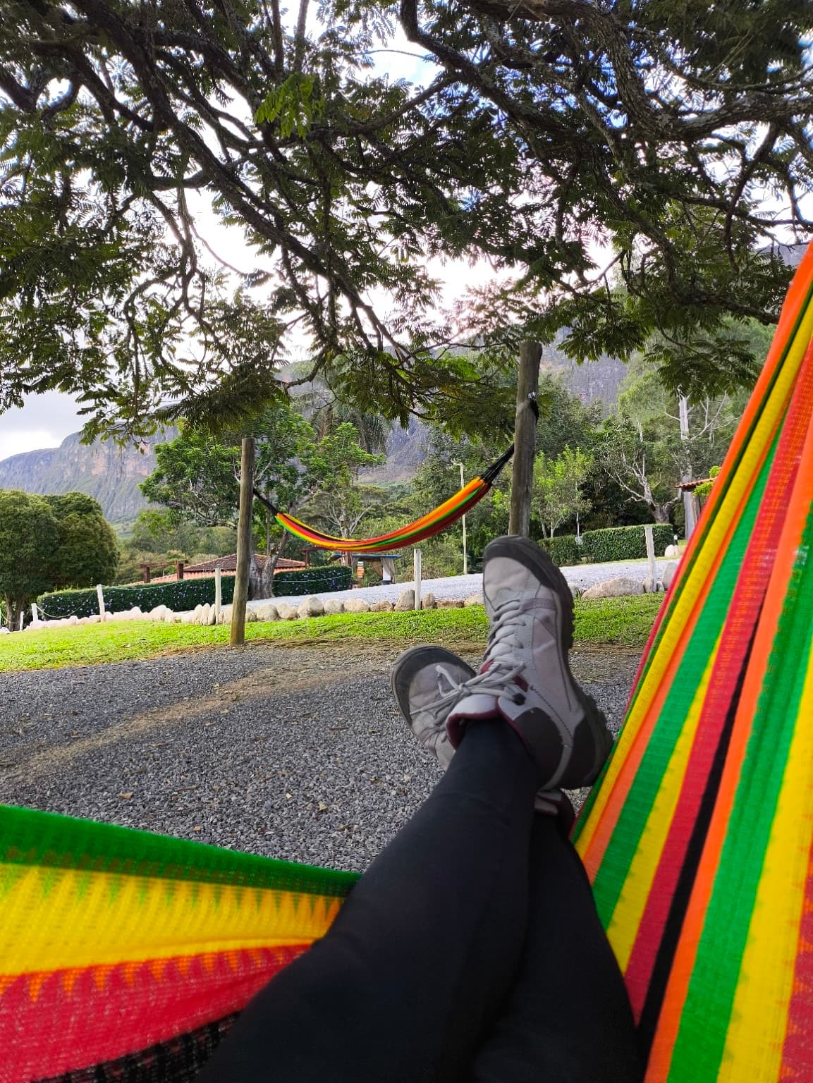 Descanso no redário do Recanto