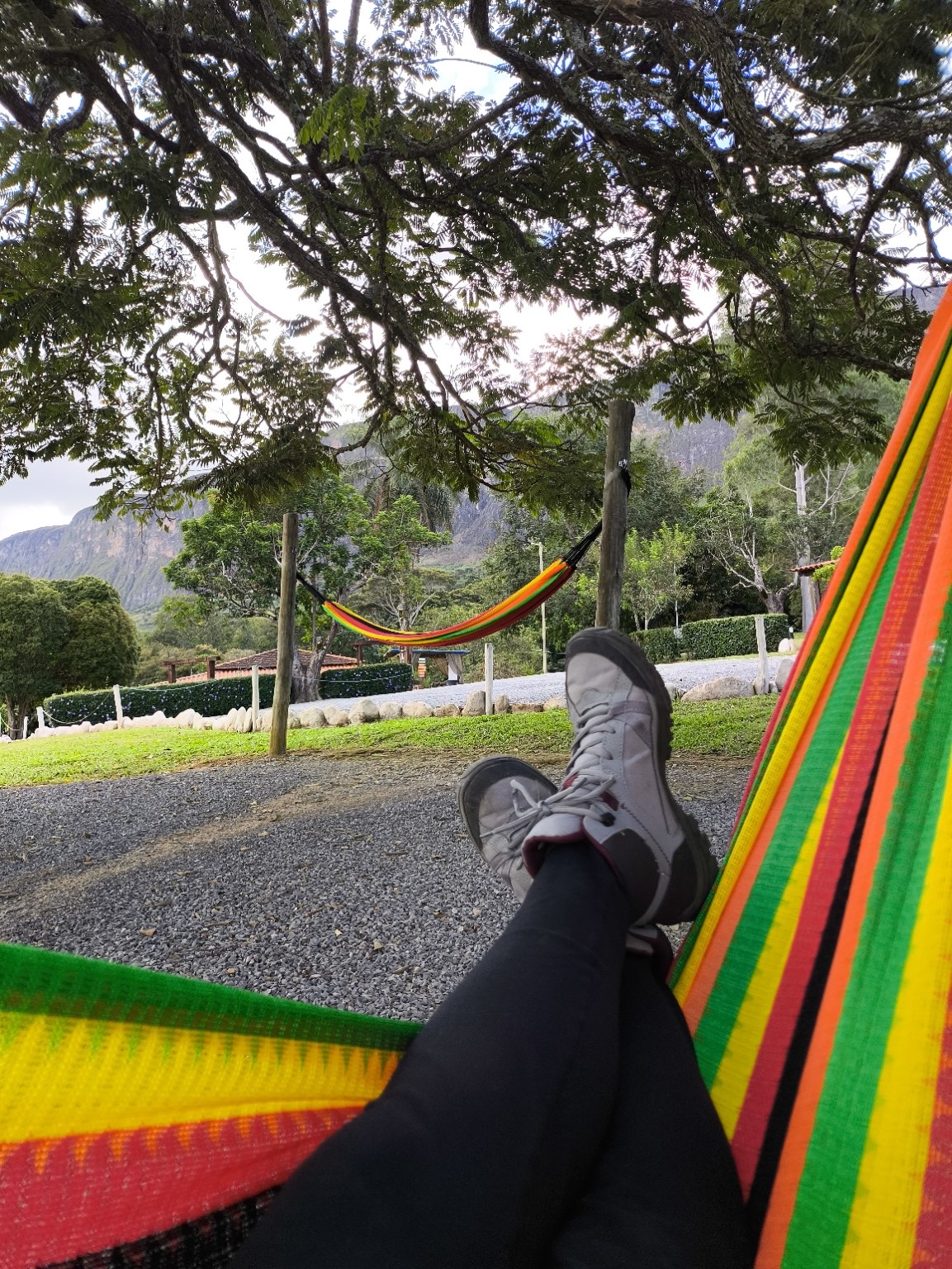 Descanso no redário do Recanto